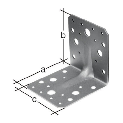 GAH Schwerlastwinkelverbinder 90x90x65mm Anz.Löcher4/18 S.2,5mm GAH