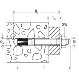 FISCHER Nagelanker FNA II M6