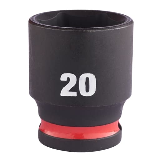 MILWAUKEE 20 x 34 mm SHOCKWAVE Schlagnuss 3/8" kurz