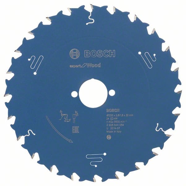 BOSCH Kreissägeblatt Expert for Wood, 200 x 32 x 2,8 mm, 24