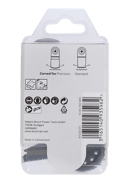 BOSCH HCS Tauchsägeblatt AII 65 BSPC Hard Wood, 40 x 65 mm, 10er-Pack