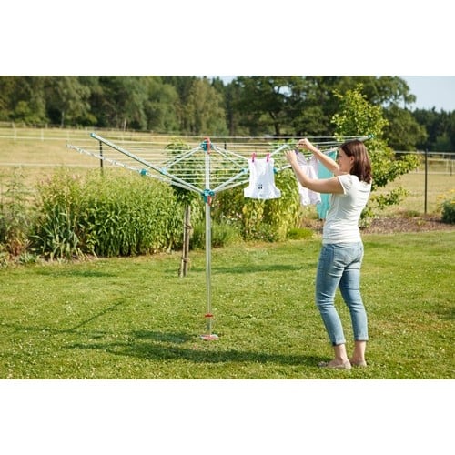 BLOME Wäschespinne Idea H.200cm Kantenlänge 200cm Rohr-D.50mm Alu.BLOME