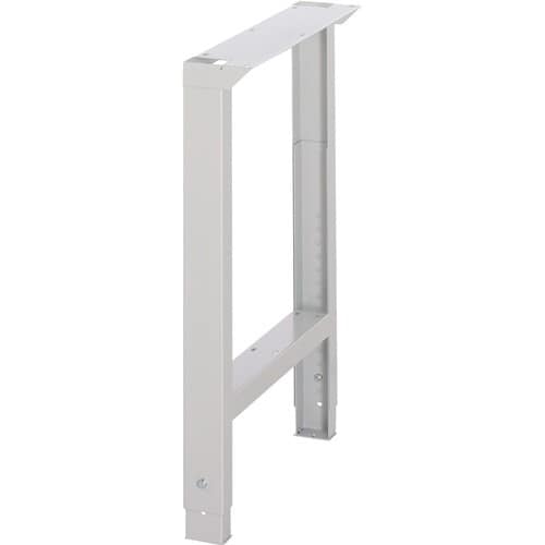TECWERK Werkbankfuß BK 650 verstellb.H750-1100xB70/120mm lichtgrau TECWERK