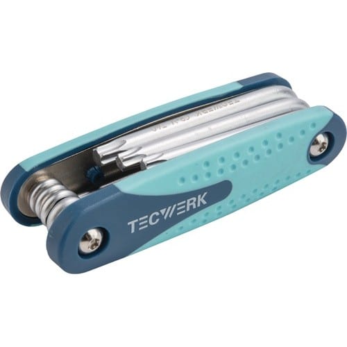 TECWERK Schraubendrehersatz 8-tlg.Handklapphalter T9-T40 S2-Stahl TECWERK