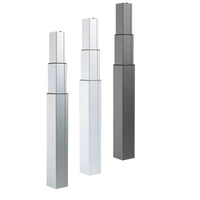 HETTICH LegaDrive Systems, Hubsäule LegaDrive, 575 - 1250, Aluminium, pulverbeschichtet, anthrazit, 9207442