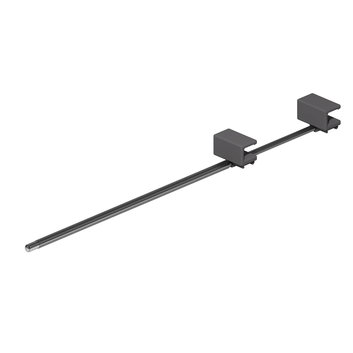 HETTICH Hosenhalter Amari einzeln, anthrazit, grau, 9352735
