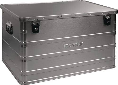 TECWERK Aluminiumbox L790xB560xH475mm 184l m.Klappverschluss u.Zylinderschl.TECWERK