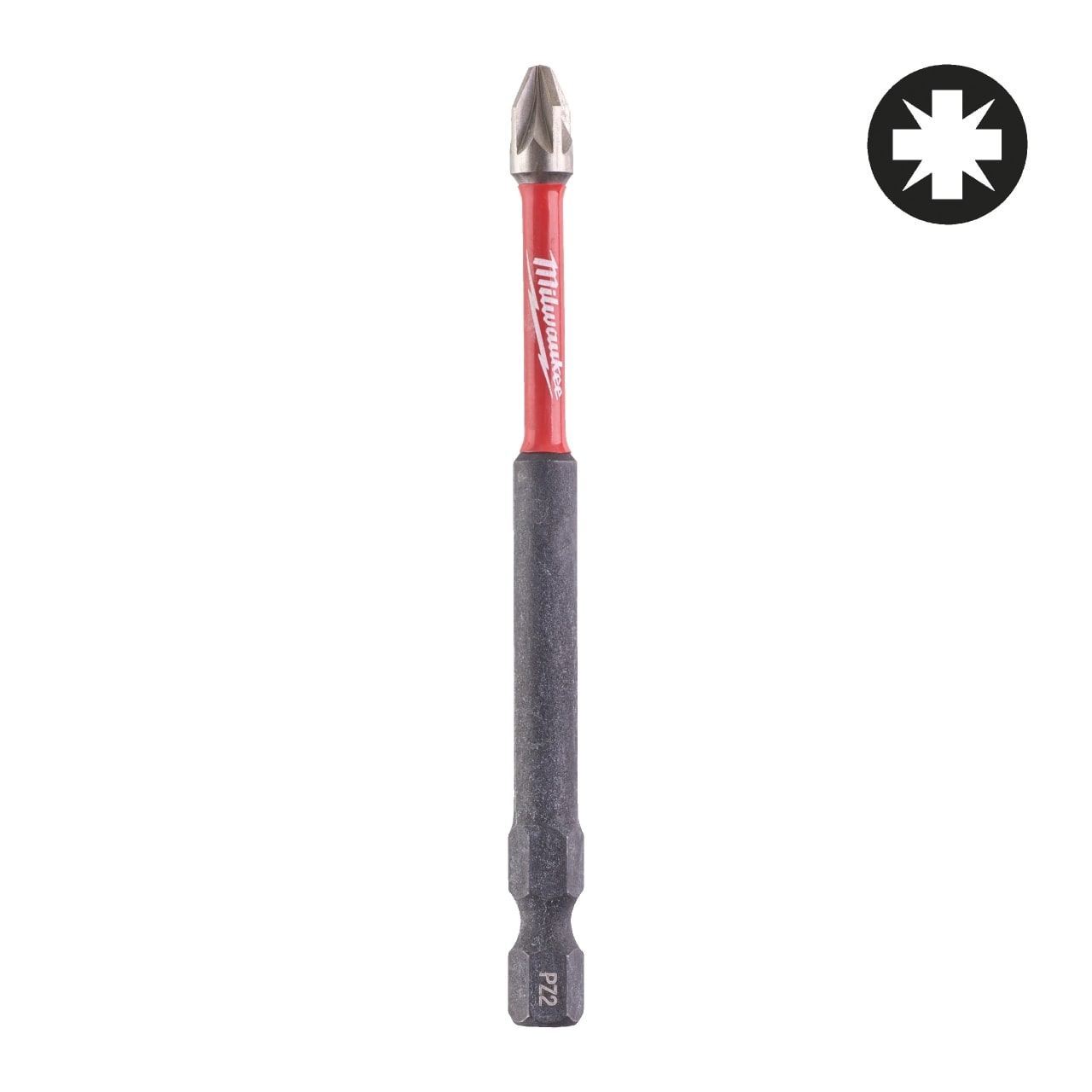 MILWAUKEE PZ2 / 90 mm Schrauberbit SHOCKWAVE
