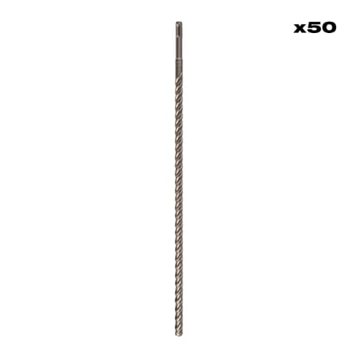 MILWAUKEE 12 x 450 mm, SDS-Plus 4-Schneiden Hammerbohrer MX4 SDS-Plus 50er Pack