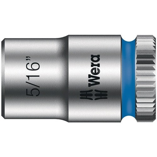 WERA Steckschlüsseleinsatz 8790 HMA Außen-6-kant SW5/16Zoll L.23mm Vierkant1/4Zoll CV