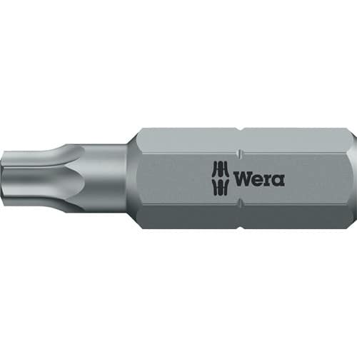 WERA Bitgroßpackung 867/1 Z 1/4 Zoll T 25 L.25mm DIN ISO 1173,Form C 6,3 100St./Box