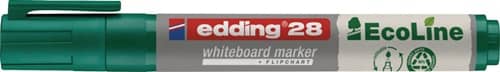 EDDING Whiteboardmarker 28 EcoLine grün Strich-B.1,5-3mm Rundspitze EDDING