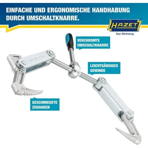 HAZET Zuggerät 1774-1 Spann-W.115mm Gesamt-B.440mm HAZET
