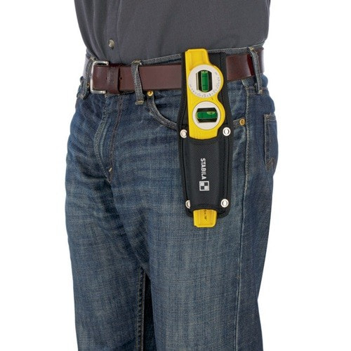 STABILA Torpedowasserwaage 81 SV REM W360 25cm Alu.gelb ± 0,5mm/m m.Gürteltasche STABILA