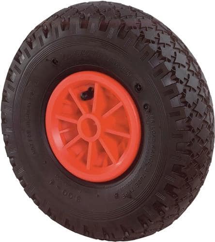 BS ROLLEN Luftrad D.200mm Trgf.80kg Ersatzrad Rillenprofil Gleitlager BS ROLLEN