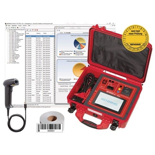BENNING Gerätetester ST 755+ Set m.Schutzleiter-/Isolationswiderstand 1 Set BENNING