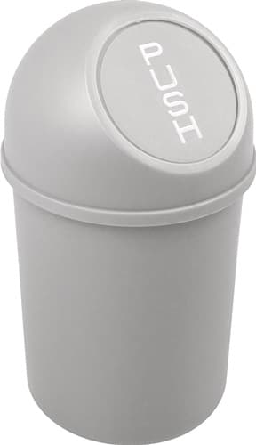 HELIT Abfallbehälter H375xØ214mm 6l lichtgrau HELIT
