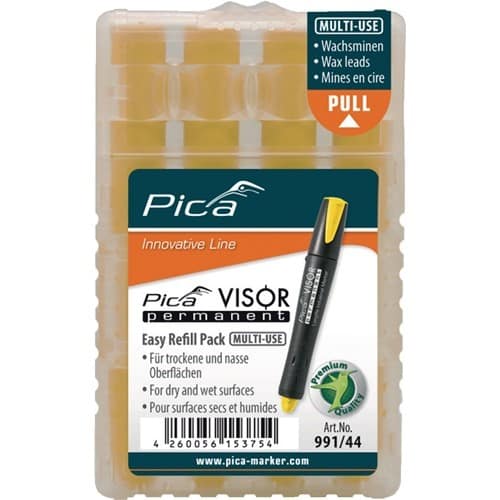 PICA Minenset Visor permanent 4x gelb wasserfest 4 Minen/Set PICA