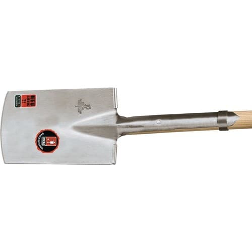 IDEAL Rodespaten Blattmaß 285x185mm Gr.2 m.Eschen-T-Stiel Stiel-L.850mm 2800g IDEAL