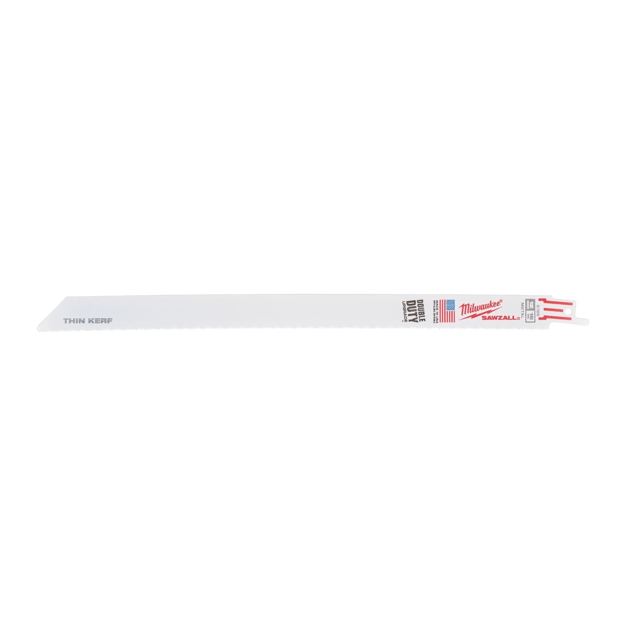 MILWAUKEE 300 x 1,4 mm (18 TPI) Säbelsägeblatt Metall THIN KERF
