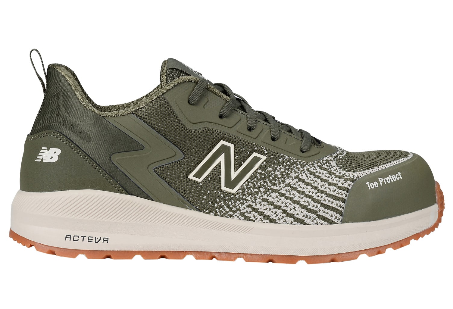 New Balance Speedware, Halbschuhe, S1 P SRC Men, Gr. 49, olive/weiß