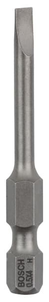 BOSCH Schrauberbit Extra-Hart S 0,5 x 4,0, 49 mm, 3er-Pack