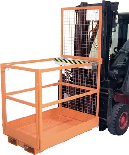 BAUER Arbeitsbühne B800xT1290xH1890mm gelborange lack.Trgf.300kg