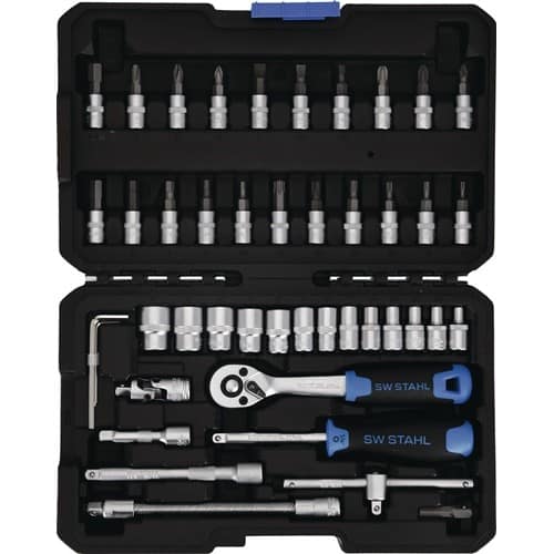 SW STAHL Steckschlüssel-Satz 48-tlg.1/4 Zoll SW 4-14mm