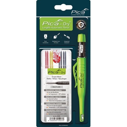 PICA Bau-/Tieflochmarker Pica-Dry Farbe sortiert +Minenset 4000 871 844 PICA