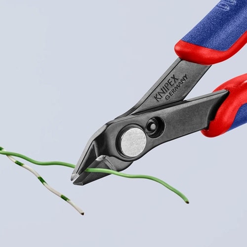 KNIPEX Elektronik-Seitenschneider Super-Knips® L.125mm Form 8 Facette ja,kl.brün.
