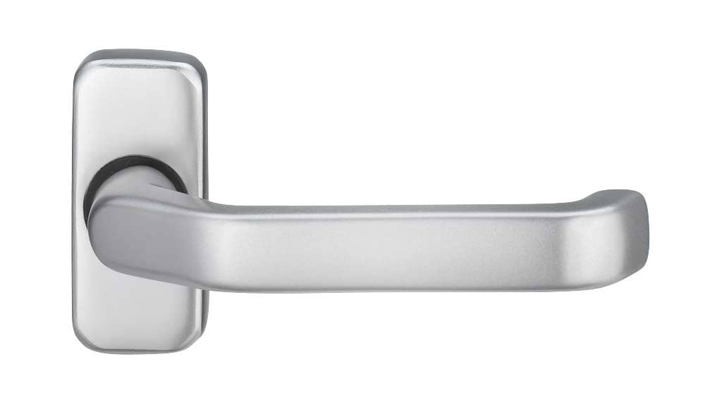 EDI Drücker-Halbgarnitur ohne Schlüsselrosette Keto 1200/2034, Aluminium