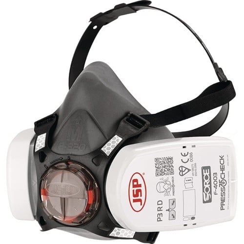 JSP Atemschutzhalbmaske Force™8 EN 140 EN 143 Press to Check inkl.P3-Filter M JSP