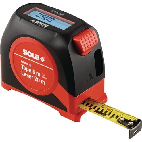SOLA Rollbandmaß METEC 0,05-20m ± 2mm IP54 SOLA