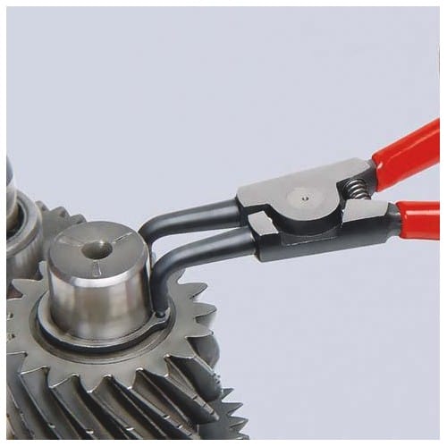 KNIPEX Außensicherungsringzange A 21 f.Wellen D.19-60mm 90Grad gew.pol.L.170mm KNIPEX