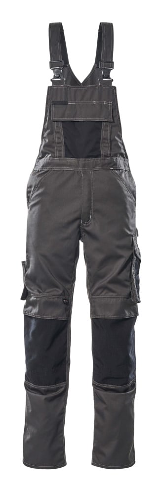 MASCOT® Augsburg Latzhose, dunkelanthrazit/schwarz