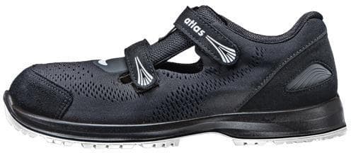 ATLAS Sicherheitssandale RUNNER 145 ESD Gr.38 W.10 black/white S1P SRC EN20345 ATLAS