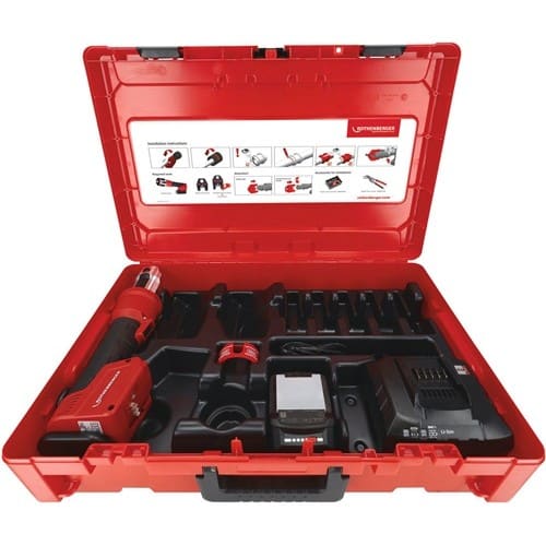 ROTHENBERGER Hybrid-Pressmaschine ROMAX NANO iJaw u.32 kN 0-108mm Grundgerät,Akku,Ladegerät