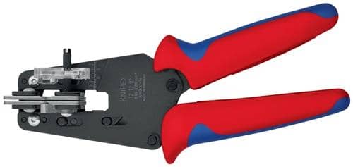 KNIPEX Präzisionsabisolierzange L.195mm 0,03-2,08 (AWG 32-14)mm²