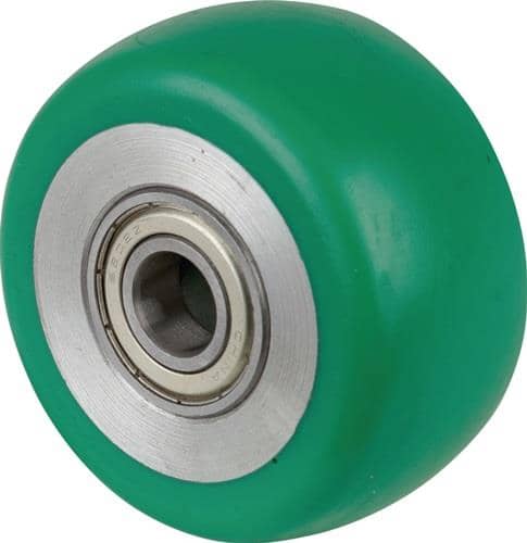 Ersatzrad D.125mm Trgf.450kg PU blau Achs-D.20mm Nabenl.60mm BS ROLLEN
