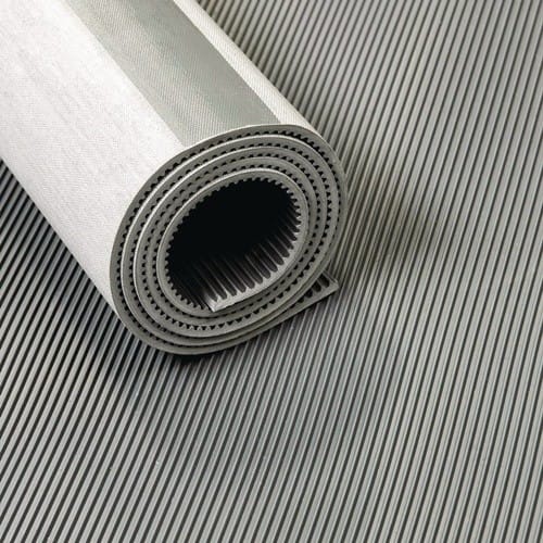 TECWERK Gummiisoliermatte B.1,0m L.10m D.4,5mm grau EPDM o.Gewebeeinlage TECWERK