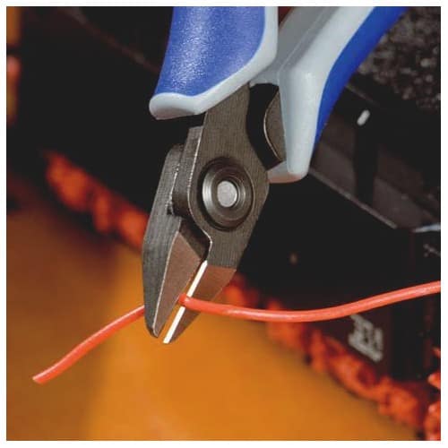 KNIPEX Präzisions-Elektronik-Seitenschn.L.125mm Form 3 Facette ja,sehr kl.pol.KNIPEX