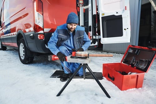 ROTHENBERGER Akku-Rohrbiegegeräteset ROBEND® 4000 E 1/2-5/8-3/4-7/8-1 1/8 Zoll Typ:CAS