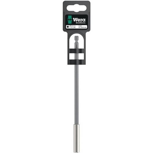 WERA Bithalter 899/4/1 S 1/4Zoll E 6,3 1/4Zoll 1/4Zoll C 6,3 Magnet,Spreng-Ri L.200mm