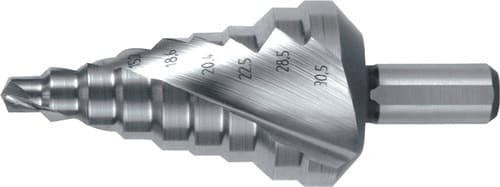 RUKO Stufenbohrer Bohrber.6-30,5mm HSS Spiralnut Z.2 Stufen 9 RUKO