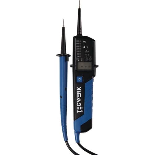 TECWERK Spannungs-/Durchgangsprüfer SP 100 6-1000/6-1500V AC/DC TECWERK