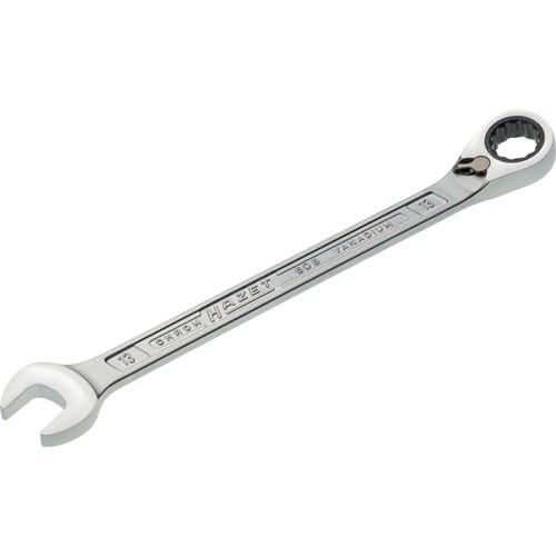 HAZET Maulringratschenschlüssel 606 SW 13mm L.193,2mm umschaltbar,Rings.15Grad HAZET