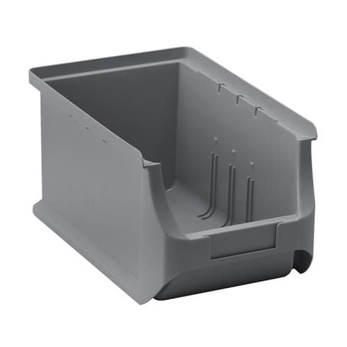 ALLIT Sichtlagerkasten ProfiPlus L235xB150xH125mm PP grau stapelbar ALLIT