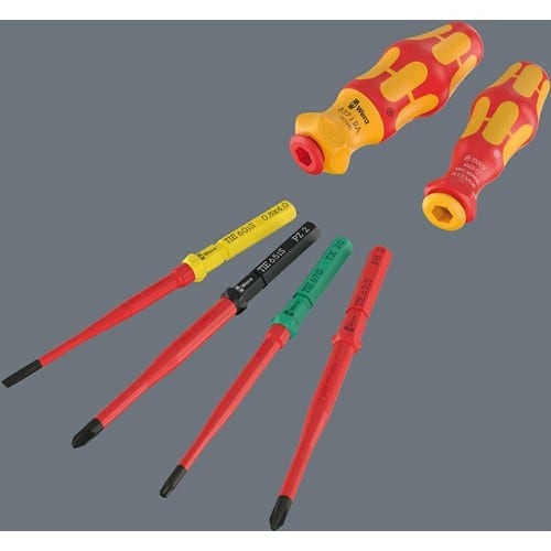 WERA Schraubendrehersatz VDE 17 ext.slim 2 Tool Finder 17-tlg.m.Ratschenfunktion VDE