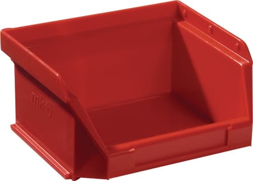 TECWERK Sichtlagerkasten L85/65xB100xH50mm PE rot TECWERK