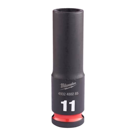 MILWAUKEE 11 x 65 mm SHOCKWAVE Schlagnuss 3/8" lang